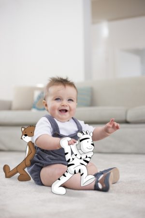 Bobux baby photo with animated characters2 med res BOBUX, MAKERS OF THE ORIGINAL SOFT SOLE SHOE, LAUNCHES PROMOTIONAL CAMPAIGN TO SUPPORT ITS STUNNING NEW COLLECTION FOR A/W 2018/19