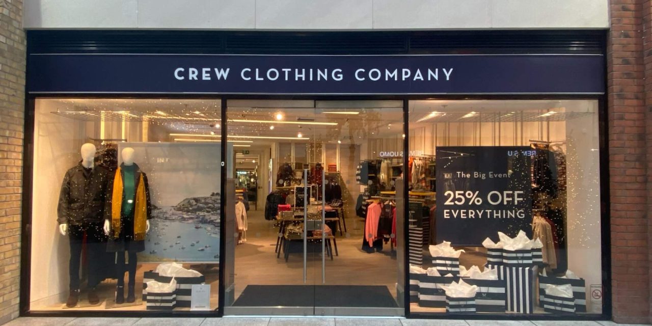 Crew Clothing expands retail network in north of England
