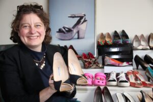 Dr Naomi Braithwaite with her 600 strong shoe collection Copy 1 Generation Z keep trainers dirty to show their life experiences