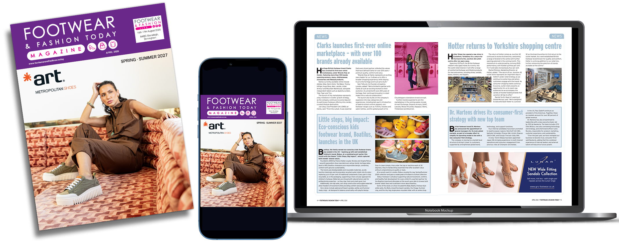 FT APR26 COVERS The ALL NEW Footwear & Fashion Today magazine is out now!