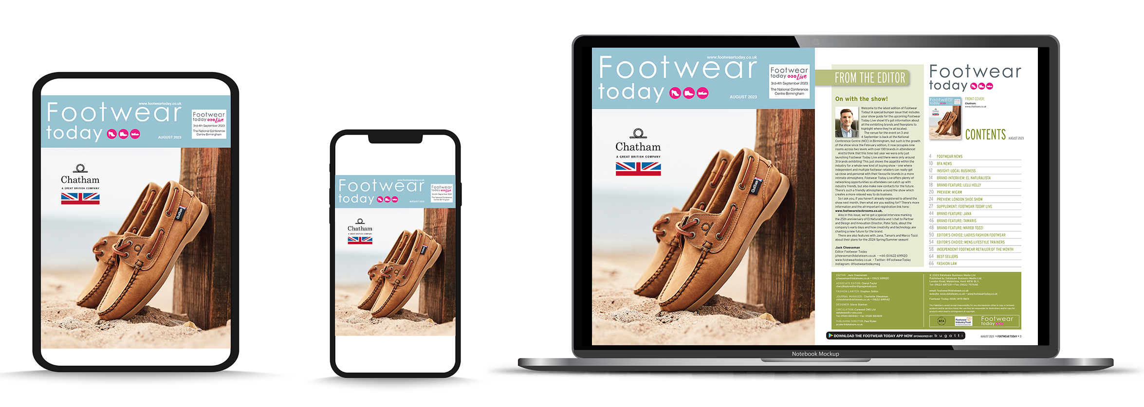 FT AUG23 COVERS The latest issue of Footwear Today is out now!