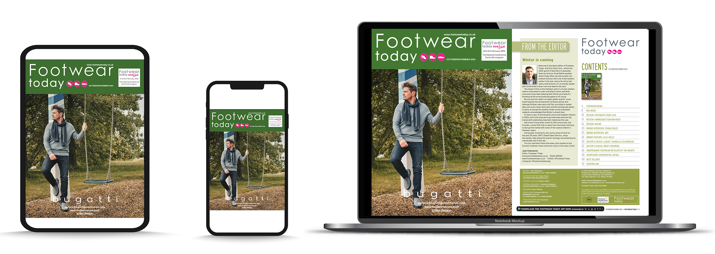 FT NOV24 COVERS The latest issue of Footwear Today is out now!