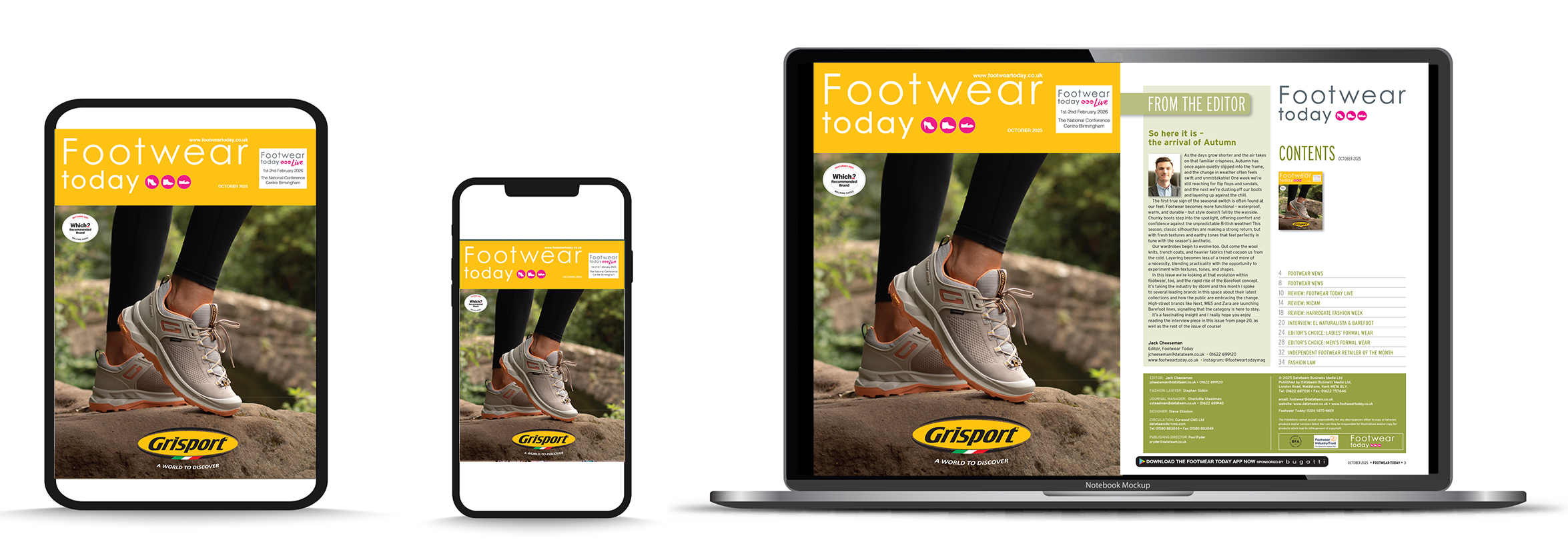 FT OCT25 COVERS The latest issue of Footwear Today is out now!