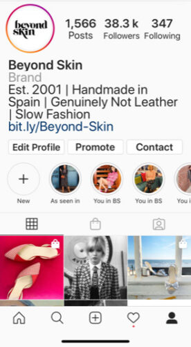 Instagram @beyondskin 1 WINNER OF RSPCA GOOD BUSINESS AWARDS WINNER OF PETA AWARD ‘Take Heed’ by Beyond Skin