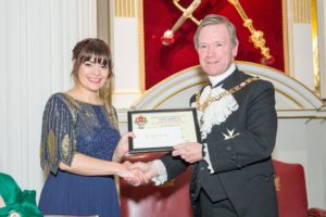 P012 634 2 1 Heidi Darlow, Head of Design for Norwich based Florida Group Ltd (TFG) has won The Worshipful Company of Pattenmakers Young Manager Award 2018.