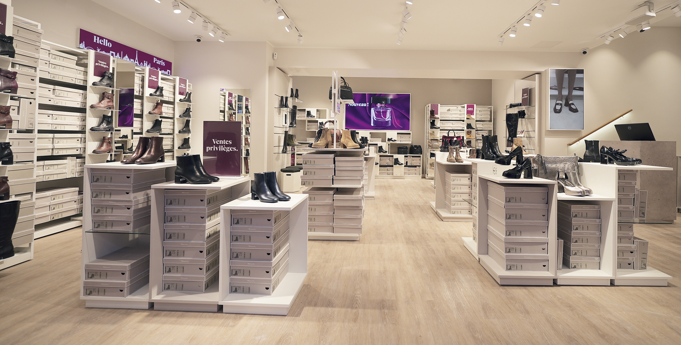 Tamaris New Paris Store 2 Tamaris opens its first flagship store at the Paris Opera House