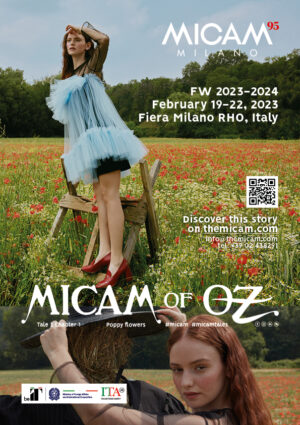 micam95 ADV 02 verticale2 “MICAM of OZ”: the yellow brick road to sustainability, a ‘fantastic’ journey MICAM Milano presents the third fairy-tale in the #micamtales series: the classic musical The Wizard of Oz inspires the international footwear show’s new image
